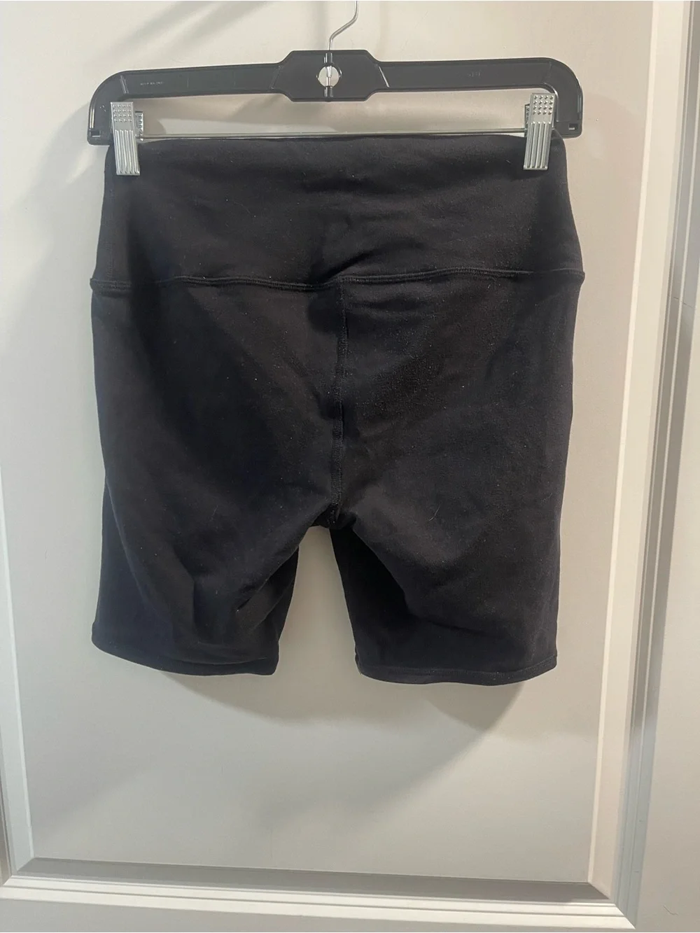 ALO Yoga Flawed Black High-Waist Bike Shorts No Size Tags